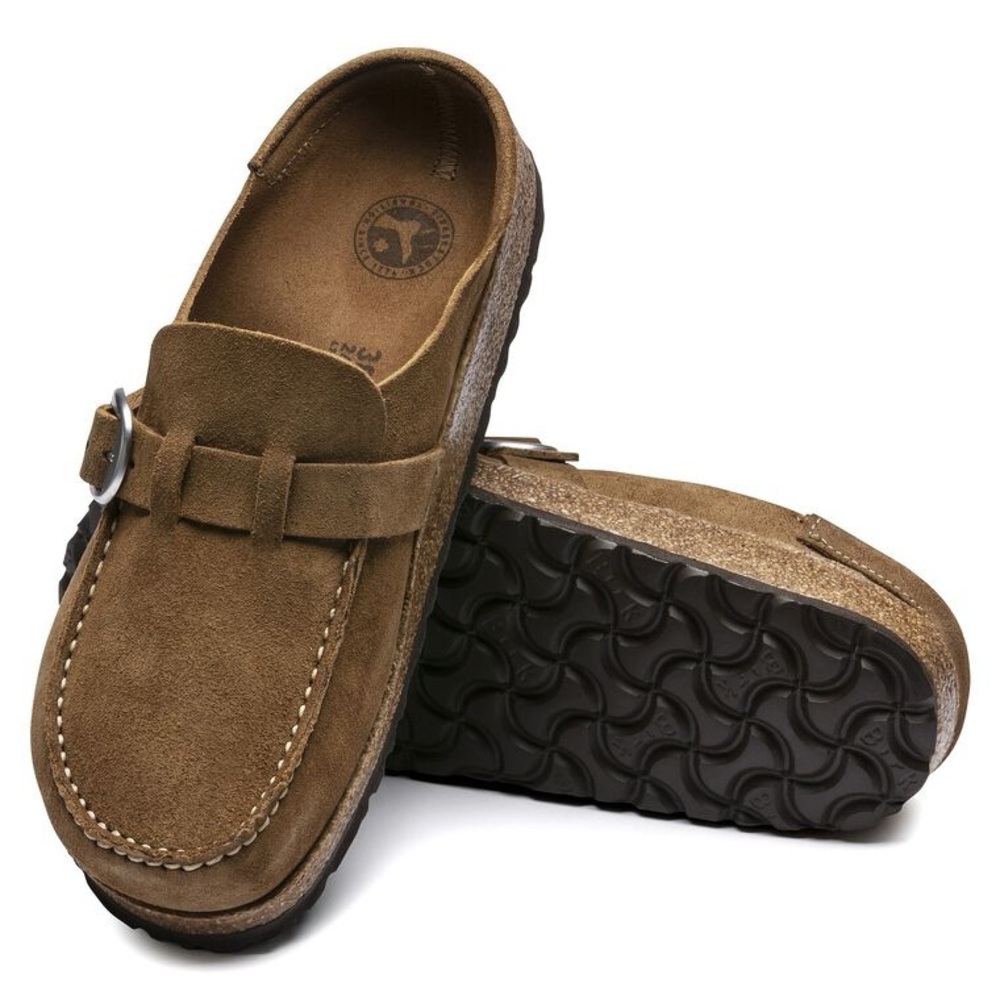 Birkenstock Brown Suede Mules